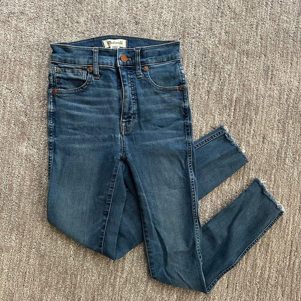 Madewell Women's Raw Hem Skinny Jeans